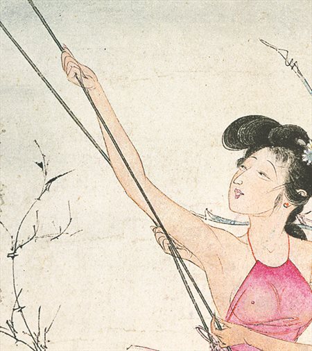 大荔县-胡也佛的仕女画和最知名的金瓶梅秘戏图